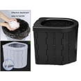 thumbnail image 4 of Inodoro para acampar, Orinal plegable portátil, Inodoro de cubo con inodoro Inodoro para acampar para Negro Zulema Inodoro de cubo plegable, 4 of 8