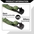 thumbnail image 5 of Unique Bargains Ratchet Tie Down Straps Adjustable 250kg 350cm/137.80" 1 Pcs Green, 5 of 7