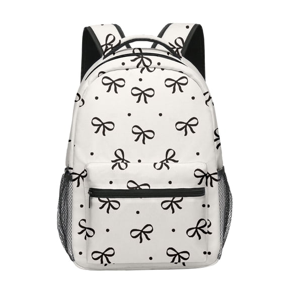 Large Capacity Ice Cream Pattern Backpack for Ages 5rd 5th 7th 9th Side Mesh Water Bottle Pocket Padded Strap Waterproof Back To School Student Bookbag