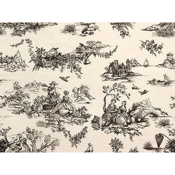 Pack Of 240, Black Toile Classic Printed Tissue Paper 20" X 30" Sheets Made In USA