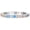 Silver, variant on Gold Plated/925 Sterling Silver Fashion Stackable Rings for Women Colorful Cubic Zirconia Eternity Ring Rainbow Jewelry Gifts, Multi Color Gemstone Eternity Wedding Band