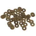 thumbnail image 2 of De 50 Monedas De Feng Shui Monedas Chinas I-Ching Moneda De perfke Monedas de Feng Shui, 2 of 7