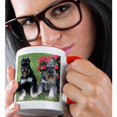 thumbnail image 2 of 3dRose, Schnauzer, 15oz Two-Tone Red Mug, 2 of 7