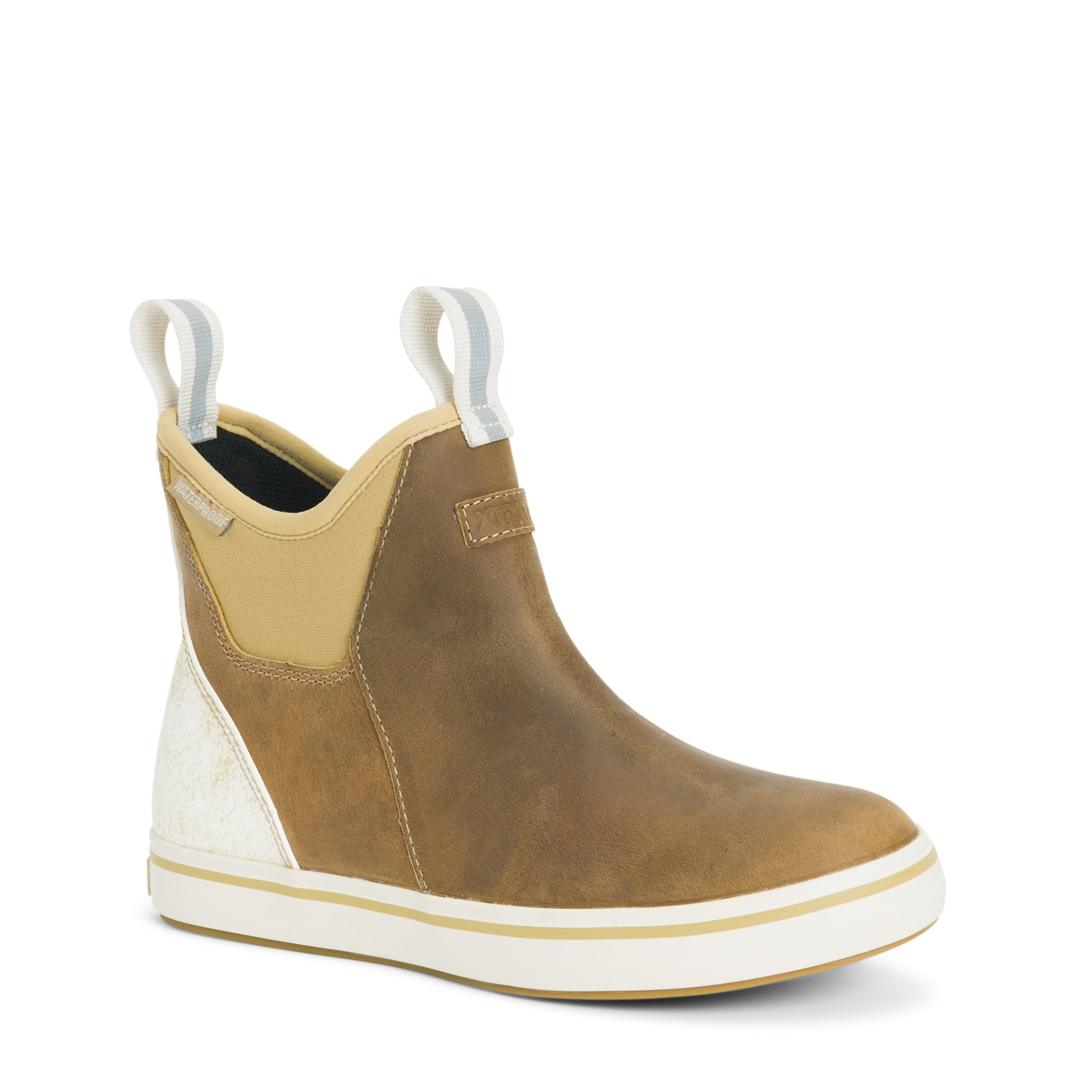 Women's Leather 6 in Ankle Deck Boot 