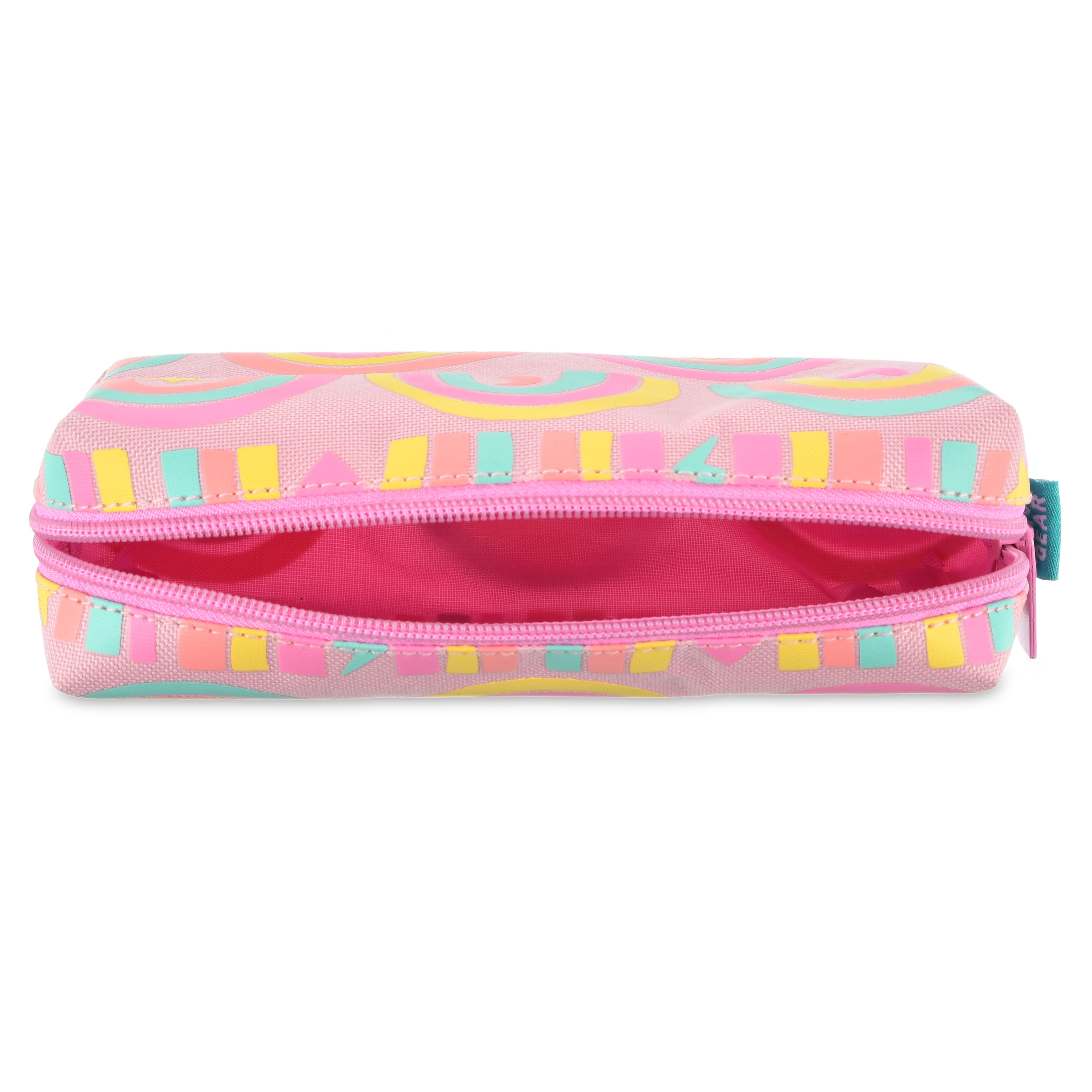Pen+Gear Rainbow Pencil Pouch, Pink