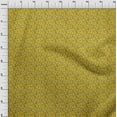 thumbnail image 3 of oneOone Viscose Jersey Yellow Fabric Leaves & Flower Floral Crafts Projects Decor Fabric Printed By The Yards 60 Inches Wide, 3 of 5