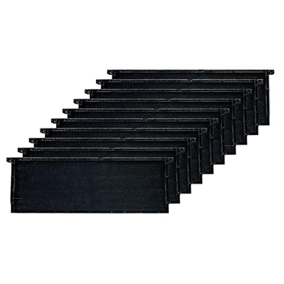 Moldes para cría de abejas Mann Lake de 16 cm recubiertos de cera de abeja, paquete de 10