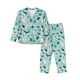 thumbnail image 1 of Balery Sea Animal Conjunto de Pijama con Estampado para Mujer, Conjunto de Dos Piezas con Manga Larga, Ropa de Dormir Suave con Bolsillos, Pijamas Cómodos-Medium, 1 of 7