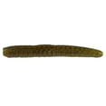 thumbnail image 2 of Roboworm Ned Worm 3" Green Pumpkin Black Flake, 8/Pack, 2 of 2