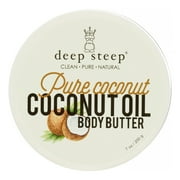 Deep Steep Coconut Oil Body Butter, Pure Coconut, 7 Oz