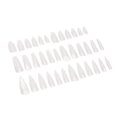 thumbnail image 4 of Nail Gel Tips, Breathable Frosted Clear Coffin Almond Stiletto Lightweight Artificial Nails For Nail Salon, 4 of 8