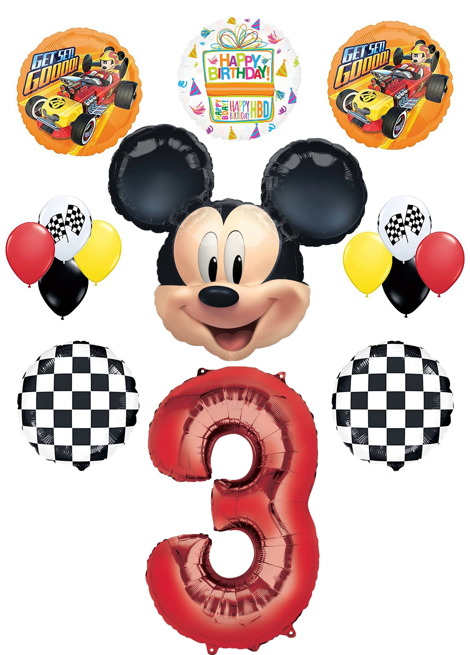Mickey and Roadster Racers Snack Stand Fold And Serve Birthday Party Supply New 