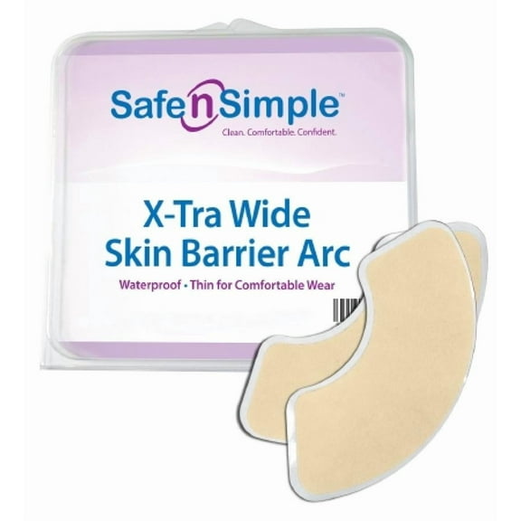 Safe n' Simple Skin Barrier Sheet, 4 x 4 Inch, 5 Count