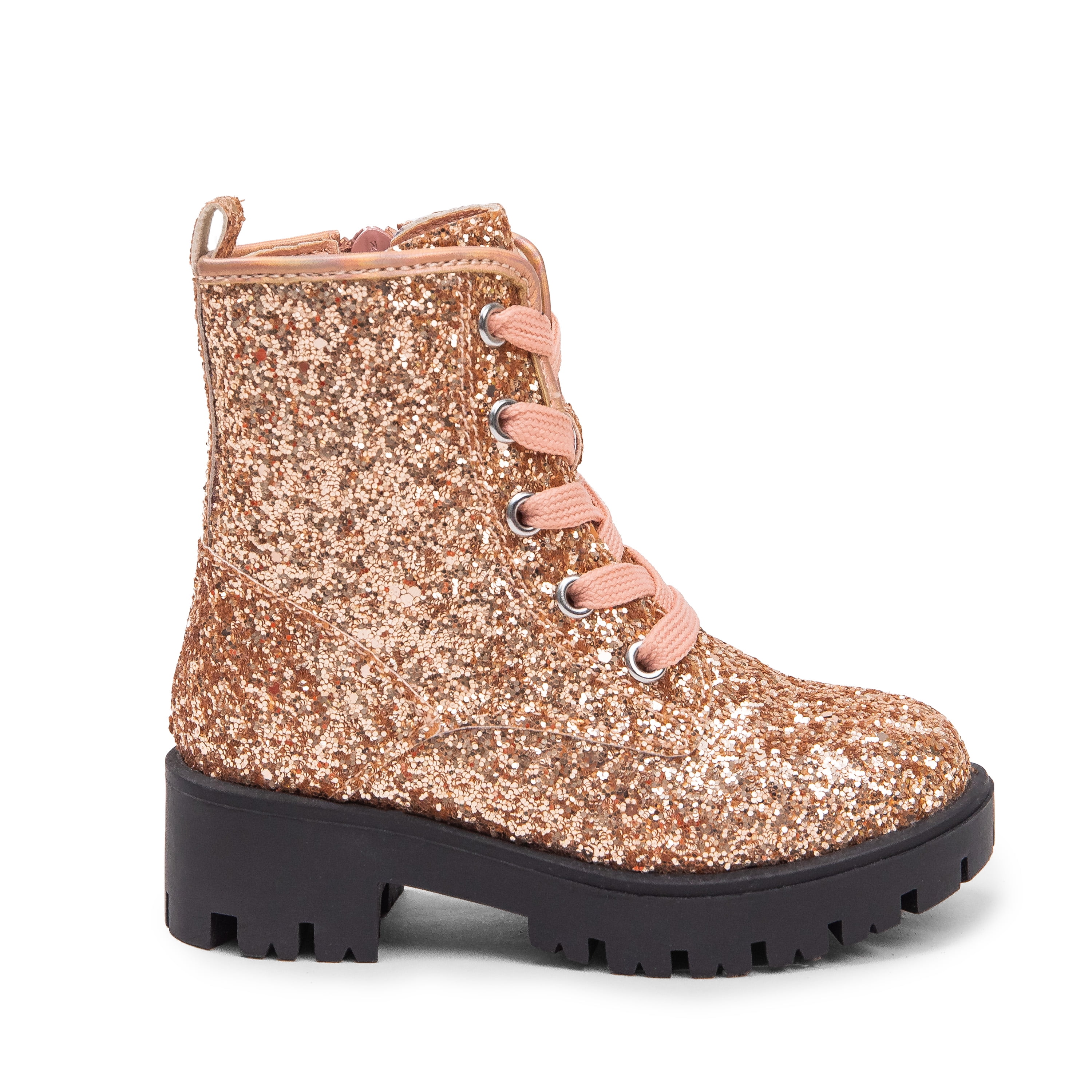 PORTLAND By Portland Boot Company Toddler & Kids Glitter Combat Boots, Sizes 7-5