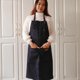 thumbnail image 1 of Delantal de cocina Yinane jeans con bolsillos para hombres y mujeres ajustable para hornear, 1 of 8