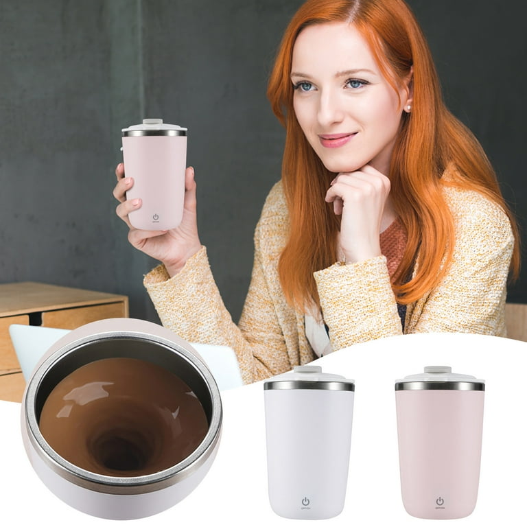 Swirly Mug 16 oz Battery Operated Acrylic Frothing Mug - NEW IN BOX!  2/Recipes