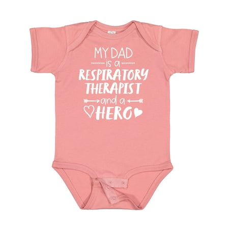 

Inktastic My Dad is a Respiratory Therapist and a Hero Gift Baby Boy or Baby Girl Bodysuit