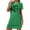 Green, variant on Diufon Nightgowns for Women Summer Casual Short Sleeve Crewneck Soft Sleepshirt Cute Print Sleep Dress