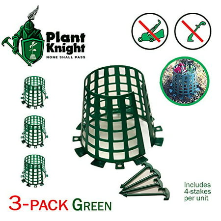 Plant and Tree Guard and Protector for Trees, Plants, saplings, Landscape Lights, lamp Posts, More; Expandable for Larger Trees and Plants; Protection from Trimmers, Weed whackers (Green (Best Way To Dry Weed Plants)