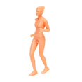 thumbnail image 4 of Escala 1:64, figura pequeña sin pintar para correr, Diorama, colecciones de paisajes, decoración de diseño, accesorios de película, jardín de hadas, Estilo C Baoblaze Figura corriendo sin pintar, 4 of 8