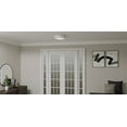 thumbnail image 3 of Quoizel Lighting - 2 Light Flush Mount In Modern Style-5 Inches Tall and 15, 3 of 7
