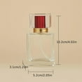 thumbnail image 3 of Perfume Bottle Atomizer 50Ml Refillable Perfume Spray Mist Empty Spray Bottle Glass Atomizer For Travel Handbag,Gold Split Bottle, 3 of 9