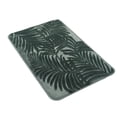 thumbnail image 1 of Alfombrilla de baño con hojas de palma, parte trasera de TPR antideslizante, secado rápido, franela suave y cómoda para baño, espuma viscoelástica superabsorbente con superficie de pelusa que no se, 1 of 5
