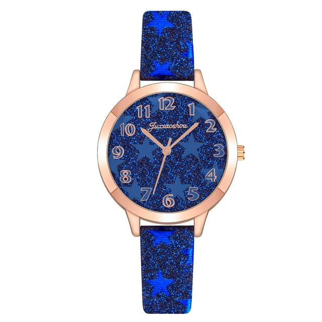 Juxiaosho Reloj de moda para mujer Reloj de acero inoxidable Vestido casual Muñeca Cristal Wmkox8yii gfajkfgbkjabf568