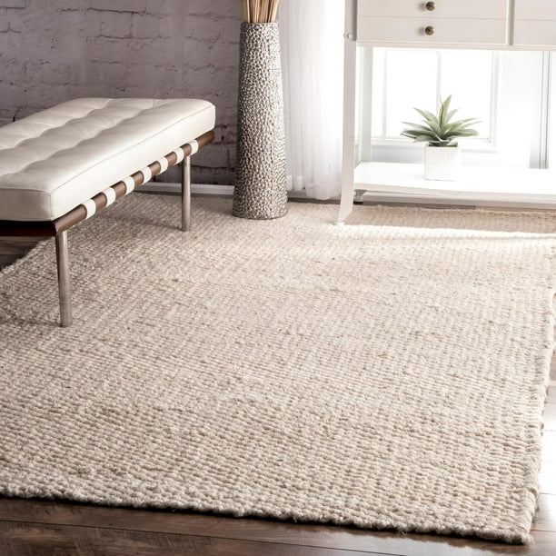 nuLOOM Hand Woven Hailey Jute Area Rug