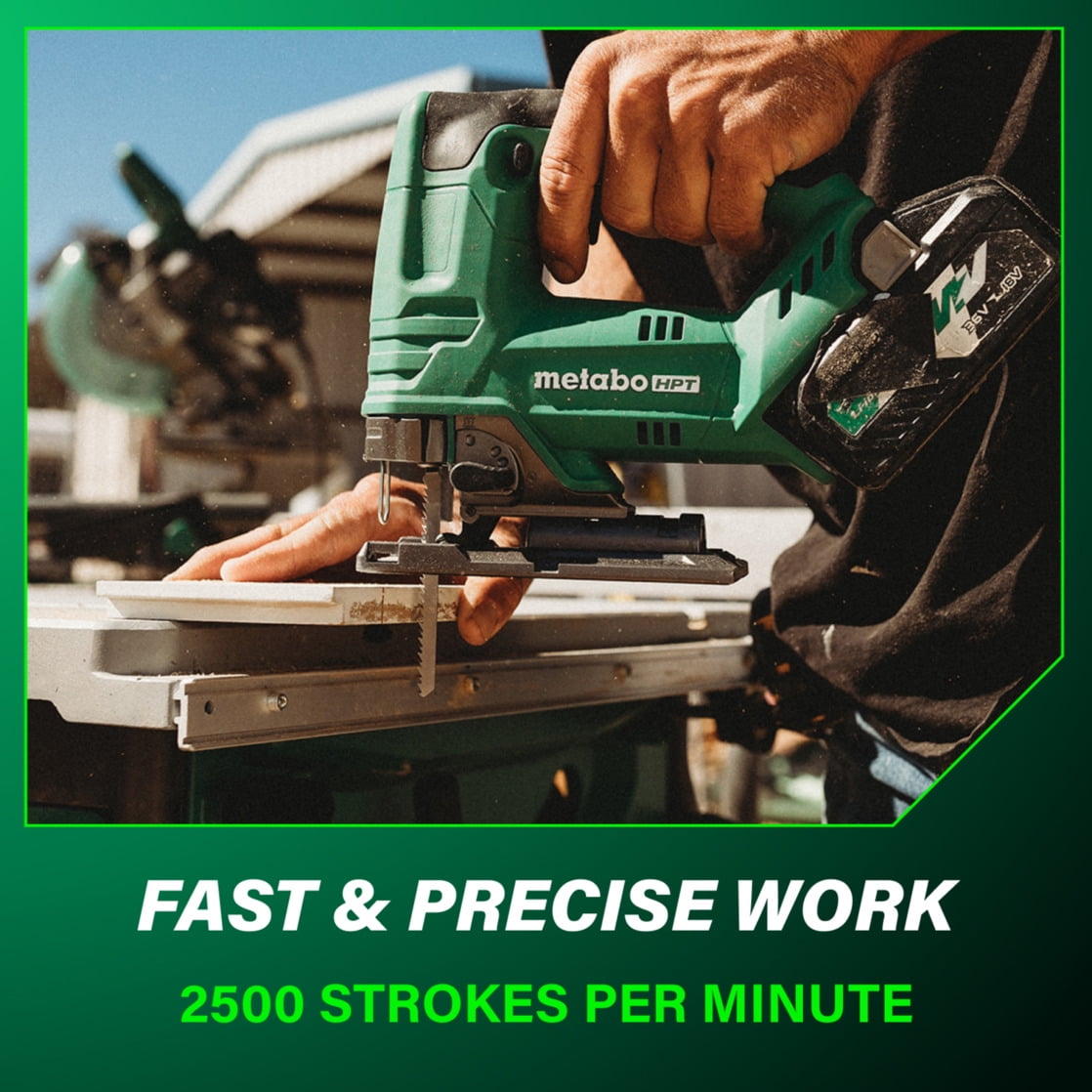 Metabo HPT 18V Cordless Jig Saw Tool Only, CJ18DAQ4