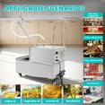 thumbnail image 6 of Deep Fryer Filter 55 L/14.5Gallon, Frying Oil Filter System Machine550W, Deep Fryer Oil Filter 8.45Gal/min, 110V Mobile Fryer Filter for Kitchen Restaurant, 6 of 8