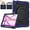 Navy Blue, variant on Iokmax for iPad Air 13 Inch Case M2 2024 with HD Screen Protector & Shoulder Strap & Pen Holder [ 15FT Drop Protection] Heavy Duty Military Case for iPad Air 13 M2 - Rotating Stand for Kids