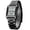 Black, variant on Men's Digital Watch, Stainless Steel Bracelet 30M Waterproof Square Watch with Alarm, Stopwatch, Countdown Timer, Dual Time and EL Backlight, Casual Sports Wristwatch Gift for Men