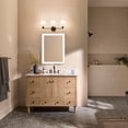 thumbnail image 5 of 55226BK Kichler Lighting Gioe - 3 Light Bath Vanity-10.5 Inch Tall and 24.25 Inch Wide-Black Finish-White Glass Color, 5 of 6