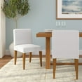 thumbnail image 2 of Chesnee Dining Chair with Short Slipcover, Bone MB2405-01 (2 Pack), 2 of 7