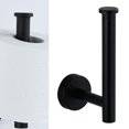 thumbnail image 3 of Paper Towel Holder Stainless Steel Black Matte Cylindrical Paper Towel Hanging Shelf for Home, 3 of 4