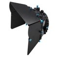 thumbnail image 3 of DSLR Rig Matte Box Yotijar Soporte de barra de riel de 15 mm M2 Banderas de aluminio, 3 of 10