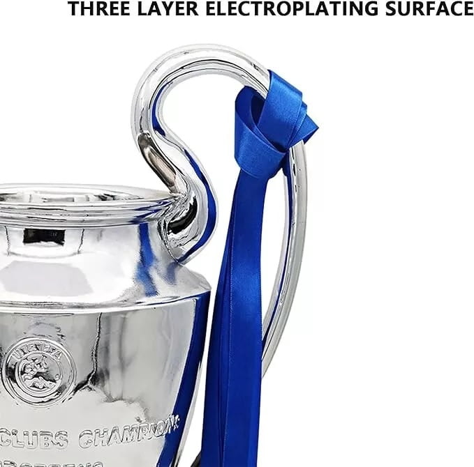 Championship league trophy; with dimensions @ Height 17.6"