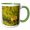 Green/White, variant on 3drose, at Midway Lake in the Tetlin Nwr, Alaska. Inquisitive Red Fox., 11oz Two-tone Black Mug