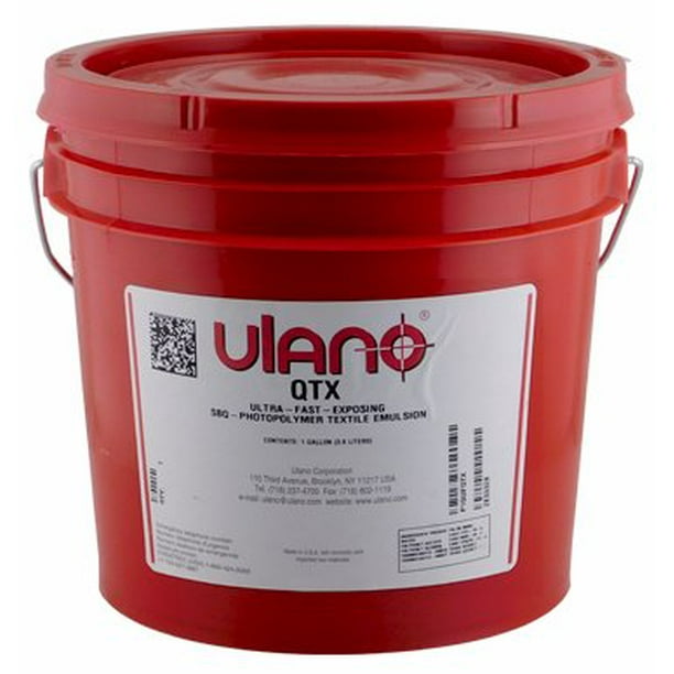 Ulano QTX Photopolymer Emulsion for Screen Printing (Quart) Walmart