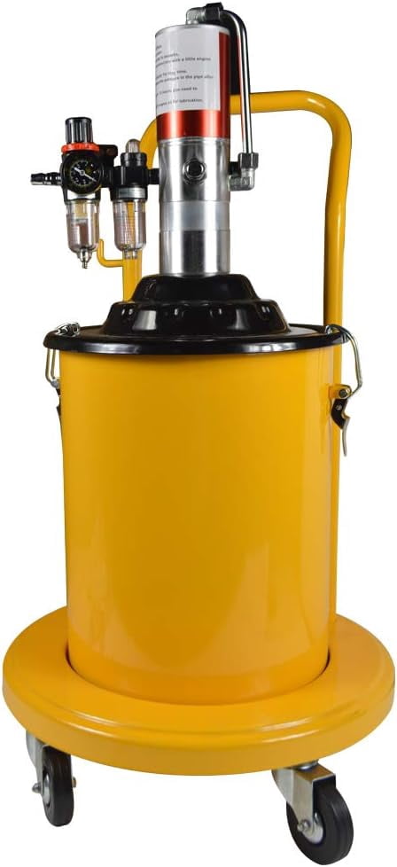 PreAsion 5gal Pneumatic Grease Injector Compressed Pump High Pressure Delivery Fill