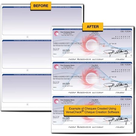 VersaCheck Canada Security Business Check Refills: Form #3000 Business ...