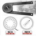 thumbnail image 4 of Protractor Miter Saw Ruler 7 Inch Aluminum Protractor Angle Measure Finder Angle Protractor Carpenter Protractor Tool For Carpentry,carpenters,plumber, 4 of 5