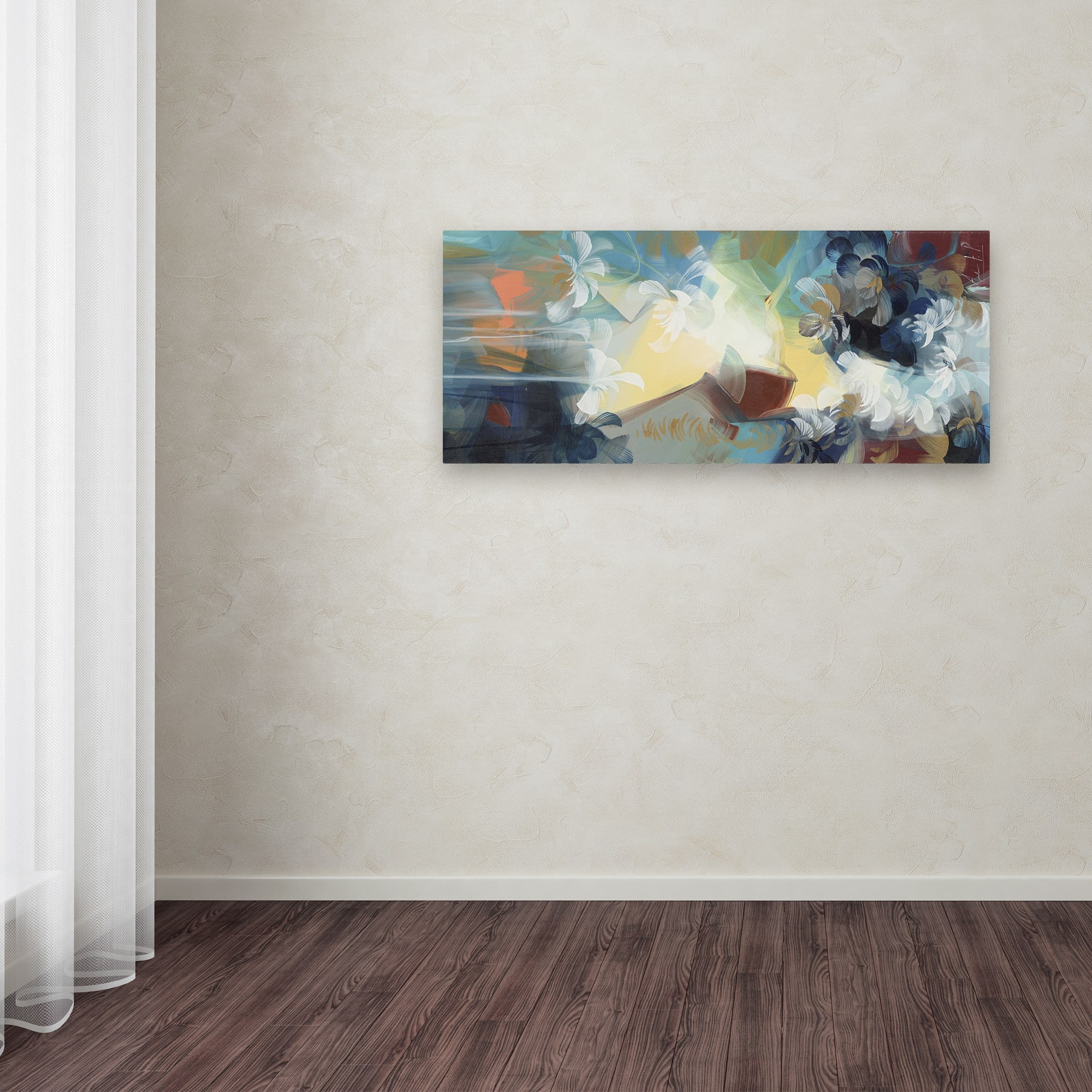 Trademark Fine Art "Sunset" Canvas Art by Masters Fine Art