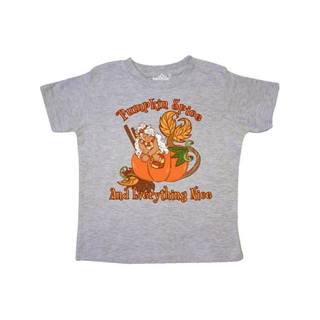 

Inktastic Pumpkin Spice and Everything Nice Mermaid in Pumpkin Gift Toddler Boy or Toddler Girl T-Shirt