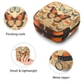 thumbnail image 3 of Retro Butterflies Poster Sanitary Napkin Storage Bag, Zipper Menstrual Cup Pouch Feminine Menstruation First Period Pads Holder for Girls Women Ladies, 3 of 6