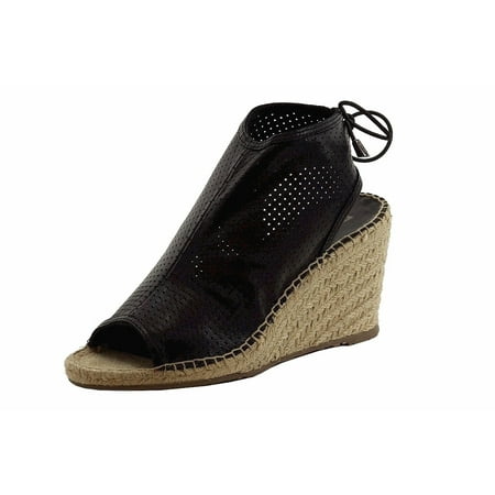 

Donna Karan DKNY Women s Diane Black Fashion Peep Toe Wedge Shoes Sz: 9.5