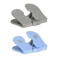 thumbnail image 1 of 2x escalera portátil plegable para sala de estar debajo de la máquina de pie de escritorio gris y azul Aquina paso a paso de la aptitud, 1 of 8