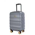 thumbnail image 2 of Carry On Luggage Airline Approved18.5" Carry On Suitcase With TSA Approved Carry On Luggage With Wheels Carry on Bag Hard Shell Suitcases, DARK GREY, 2 of 2