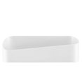 thumbnail image 3 of Estante de almacenamiento sin perforaciones de plástico con fondo hueco, organizador de productos de baño, estantes de almacenamiento de cosméticos para el baño sidaley HA1493-01B, 3 of 6